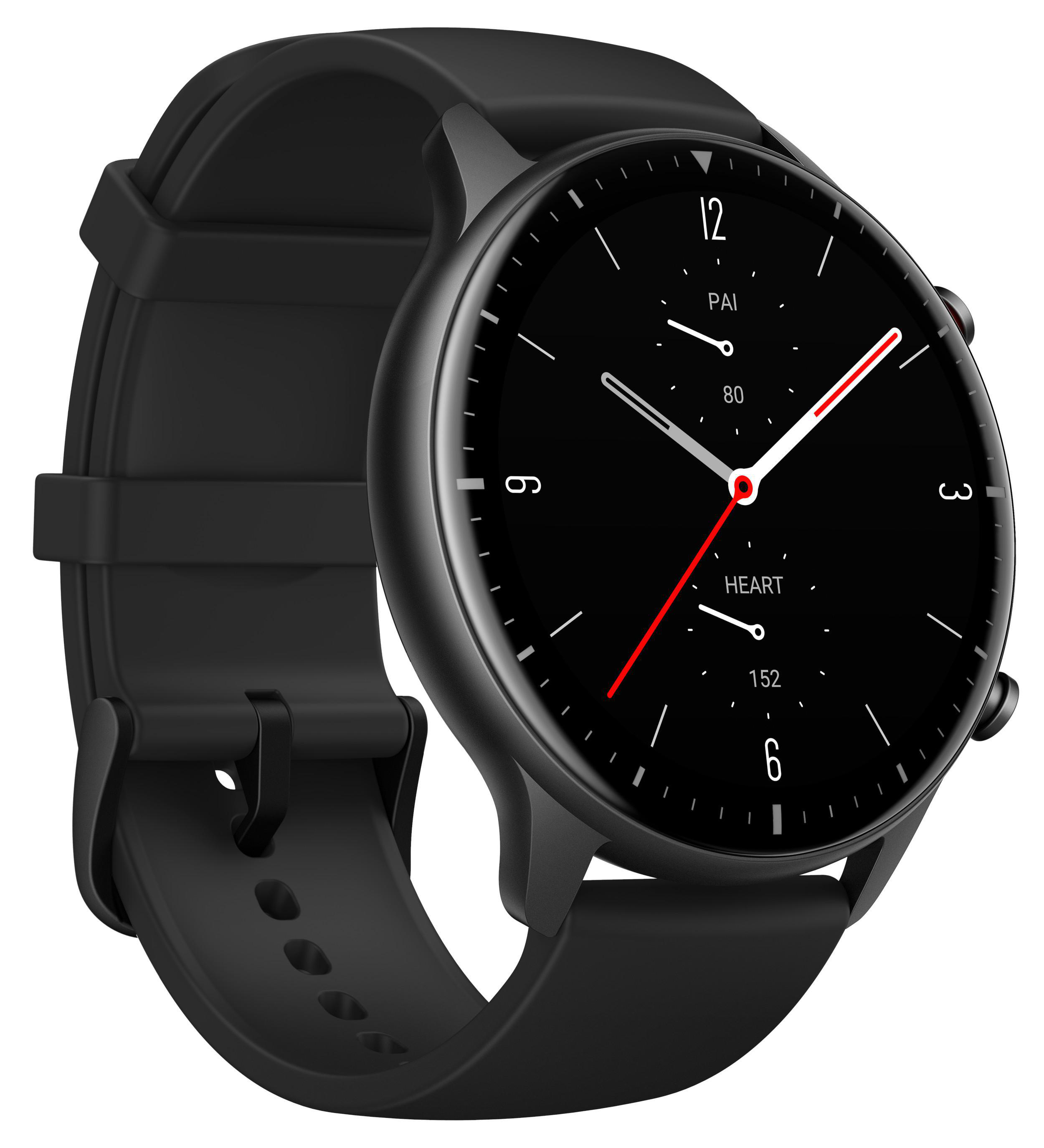 AMAZFIT GTR 2, Smartwatch, 70 mm + 110 mm, Obsidian Black