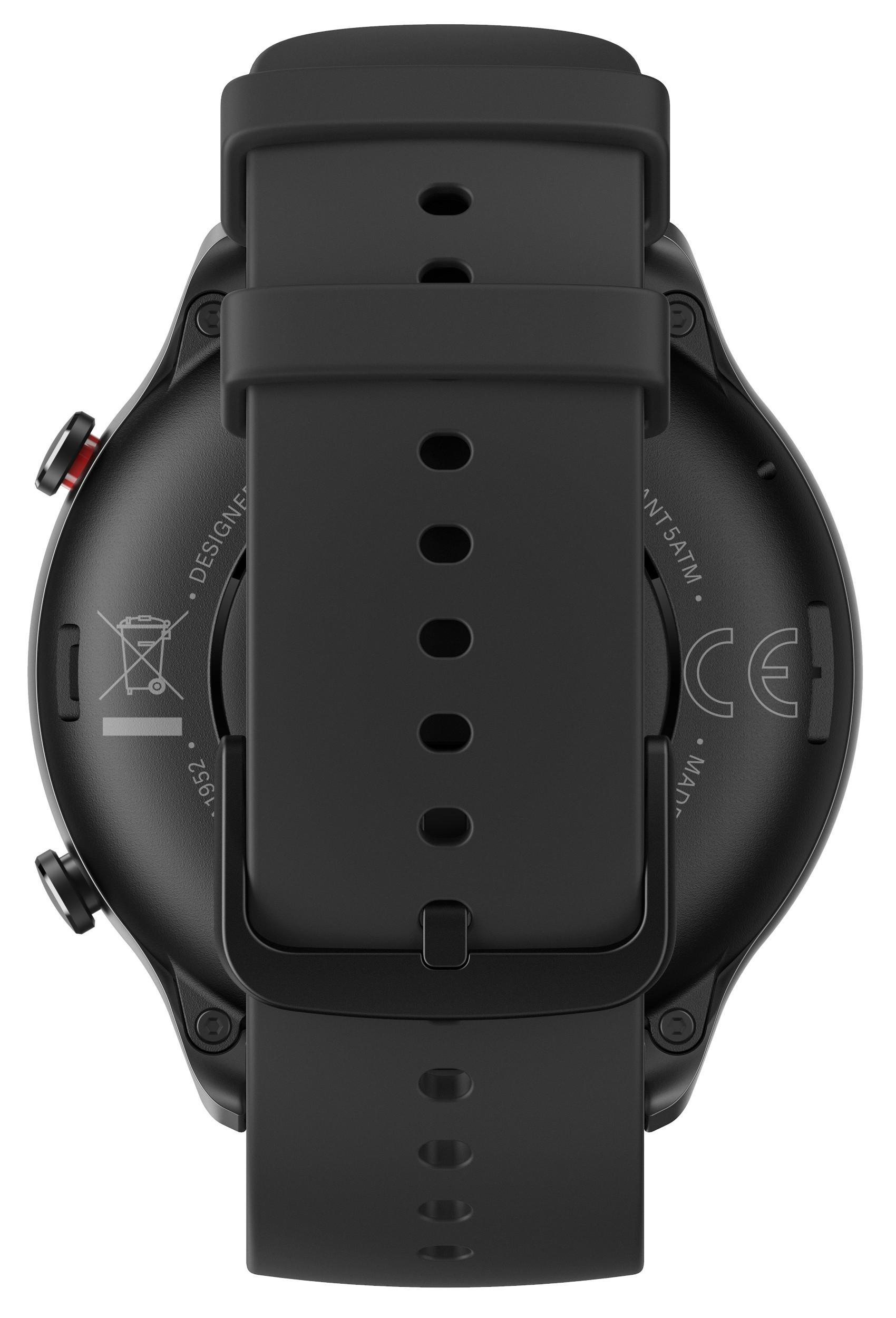 AMAZFIT GTR 2, Smartwatch, 70 mm + 110 mm, Obsidian Black