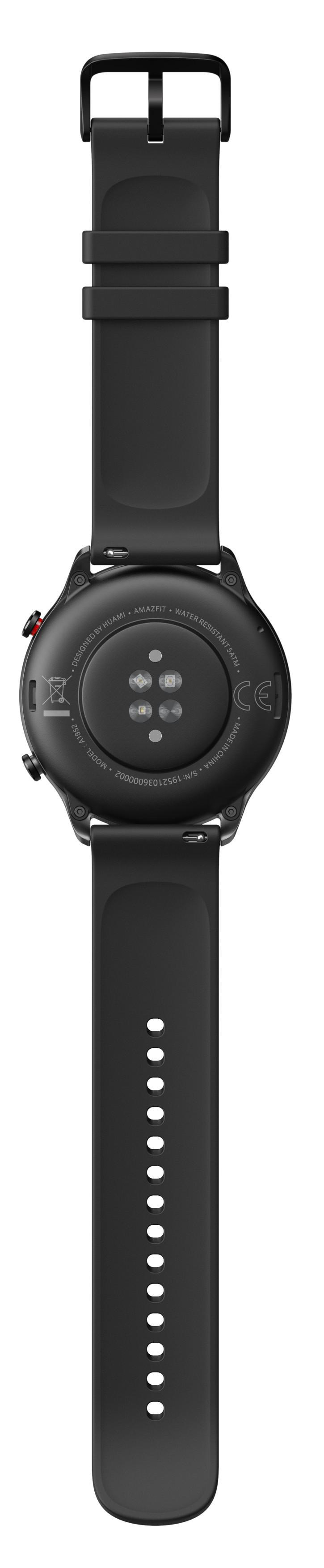 AMAZFIT GTR 2, Smartwatch, 70 mm + 110 mm, Obsidian Black
