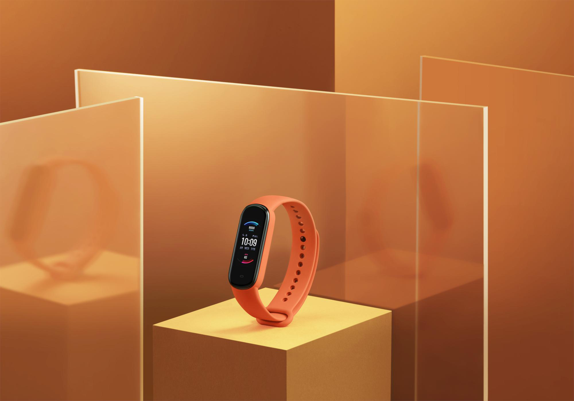 AMAZFIT Band 5, Fitness Tracker, 162-235 mm, Orange