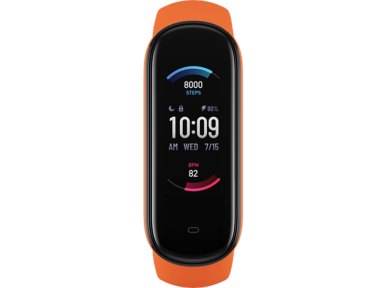 AMAZFIT Band 5, Fitnesstracker, 162-235 mm, Orange