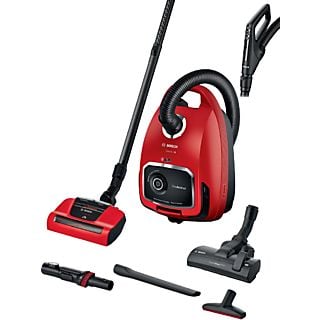 BOSCH BGL6TPET Bodenstaubsauger mit Beutel (74 dB(A), maximale Leistung: 700 Watt, Rot)