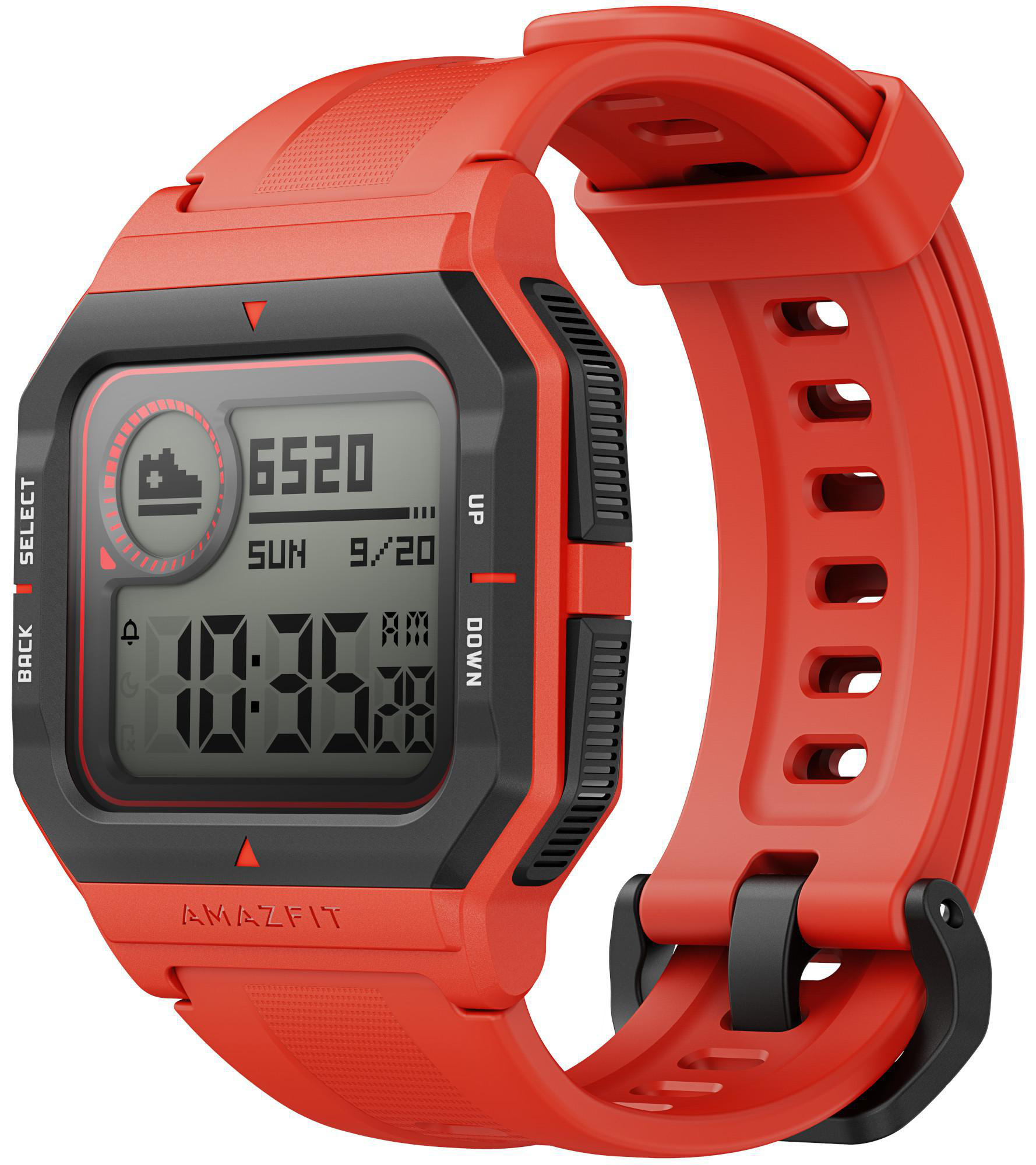AMAZFIT Neo Retro -, Fitness Tracker, 86 mm + 120 mm, Red