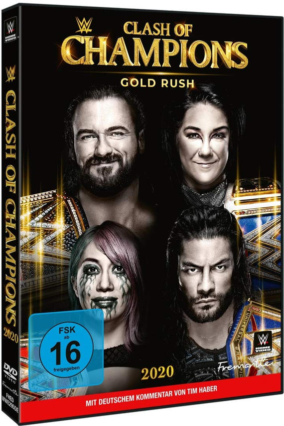 DVD OF CLASH 2020 CHAMPIONS WWE: