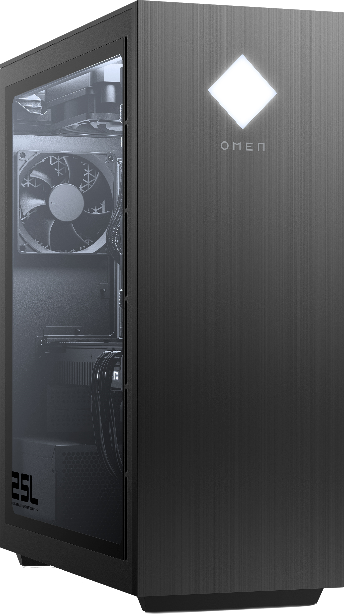 HP Gaming PC OMEN 30L GT13-0902ng, i7-10700K, 32GB RAM, 1TB SSD, RTX 3070, Schwarz Gaming PC, Intel® Core™ i7-10700K Prozessor (16 MB Cache, bis zu 5.10 GHz), 32 GB RAM SSD, Schwarz