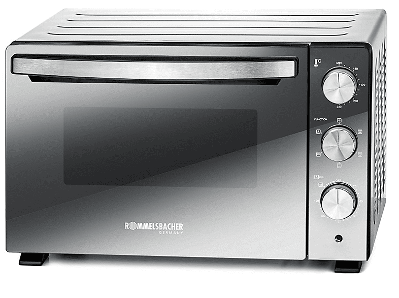 Rommelsbacher BGS 1500 Back & Grill, mit Drehspieß Backofen 30 l