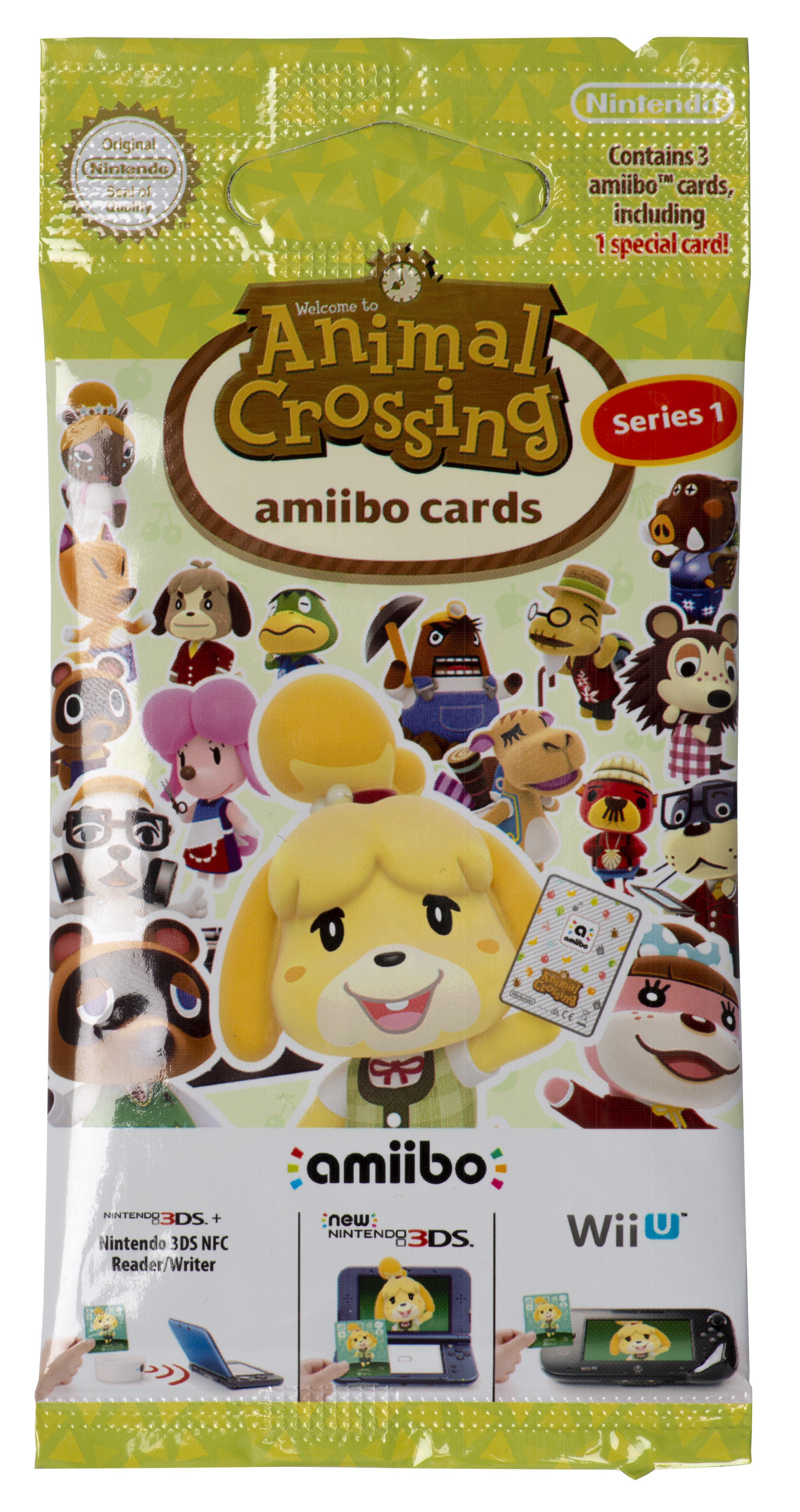 AMIIBO Crossing Animal S1 Sammelkarten 2er Karten