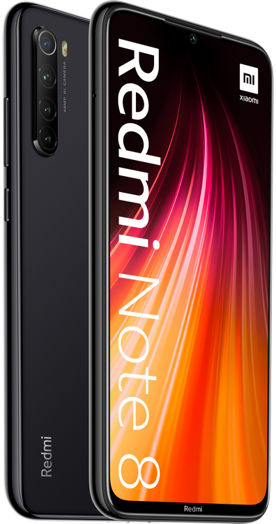 Móvil - Xiaomi Redmi Note 8, Negro, 64GB, 4GB RAM, 6.3" Full HD+, Qualcomm® Snapdragon™ 665, 4000 mAh, Android