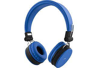 STREETZ Trådlösa On-Ear Hörlurar med Mikrofon - Blå