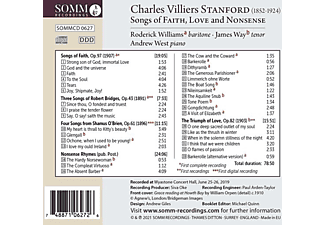 Williams,Roderick/Way,James/West,Andrew - Songs of Faith,Love and Nonsense  - (CD)