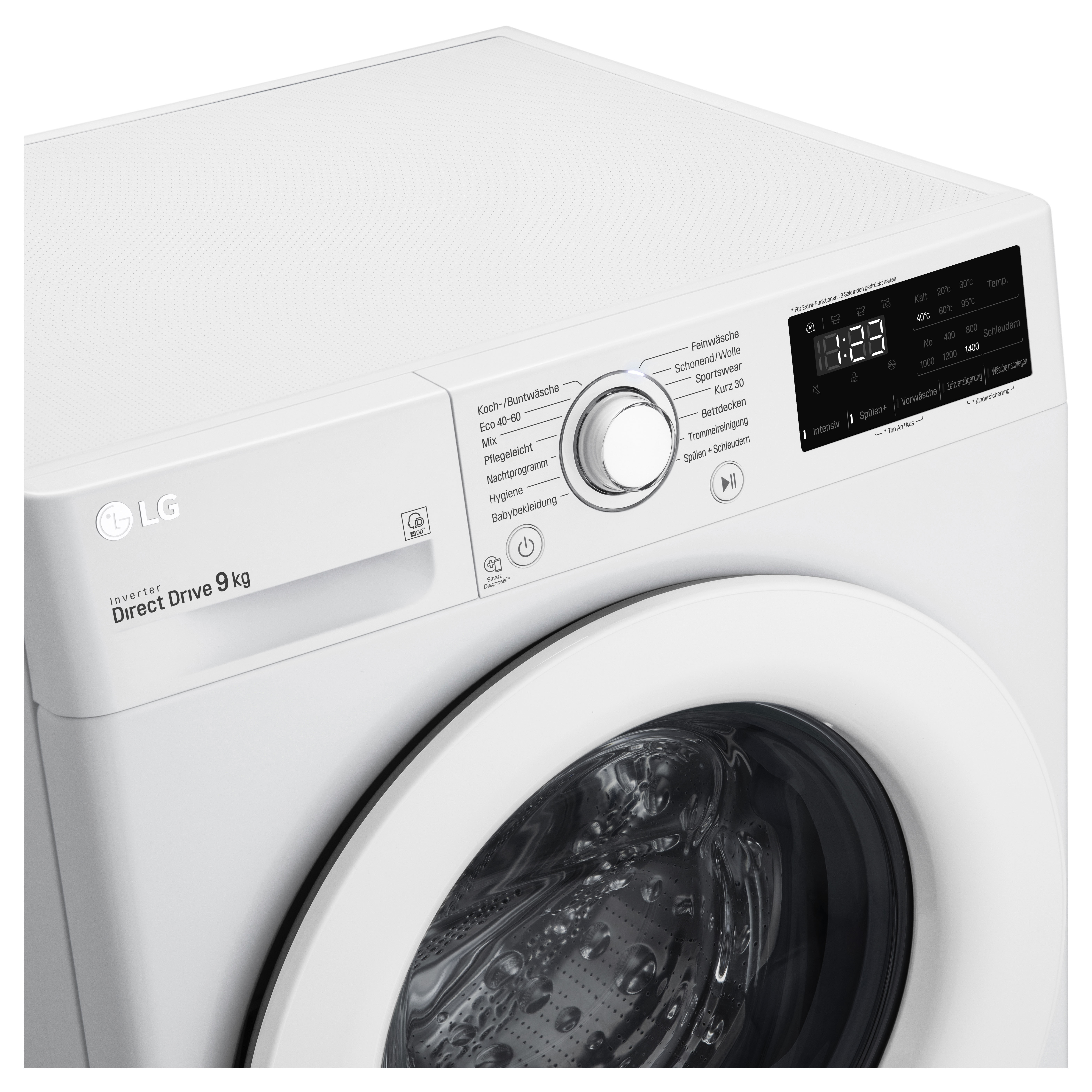LG F14WM9EN0E Waschmaschine (9 kg, 1350 U/Min., D)