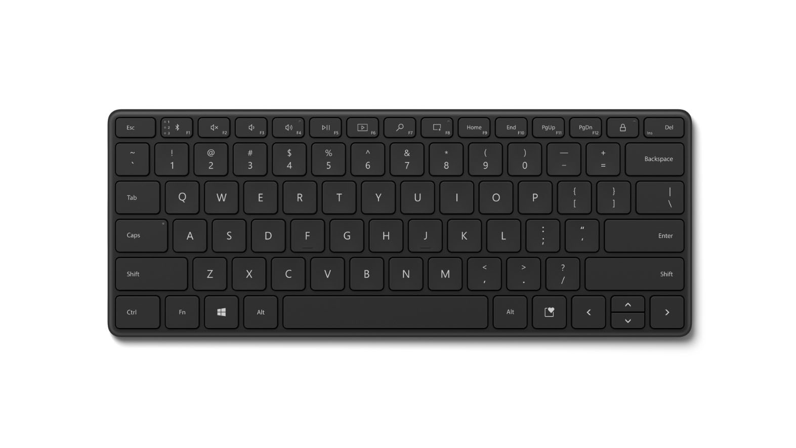 MICROSOFT Designer Compact, Tastatur, Mechanisch, kabellos, Schwarz