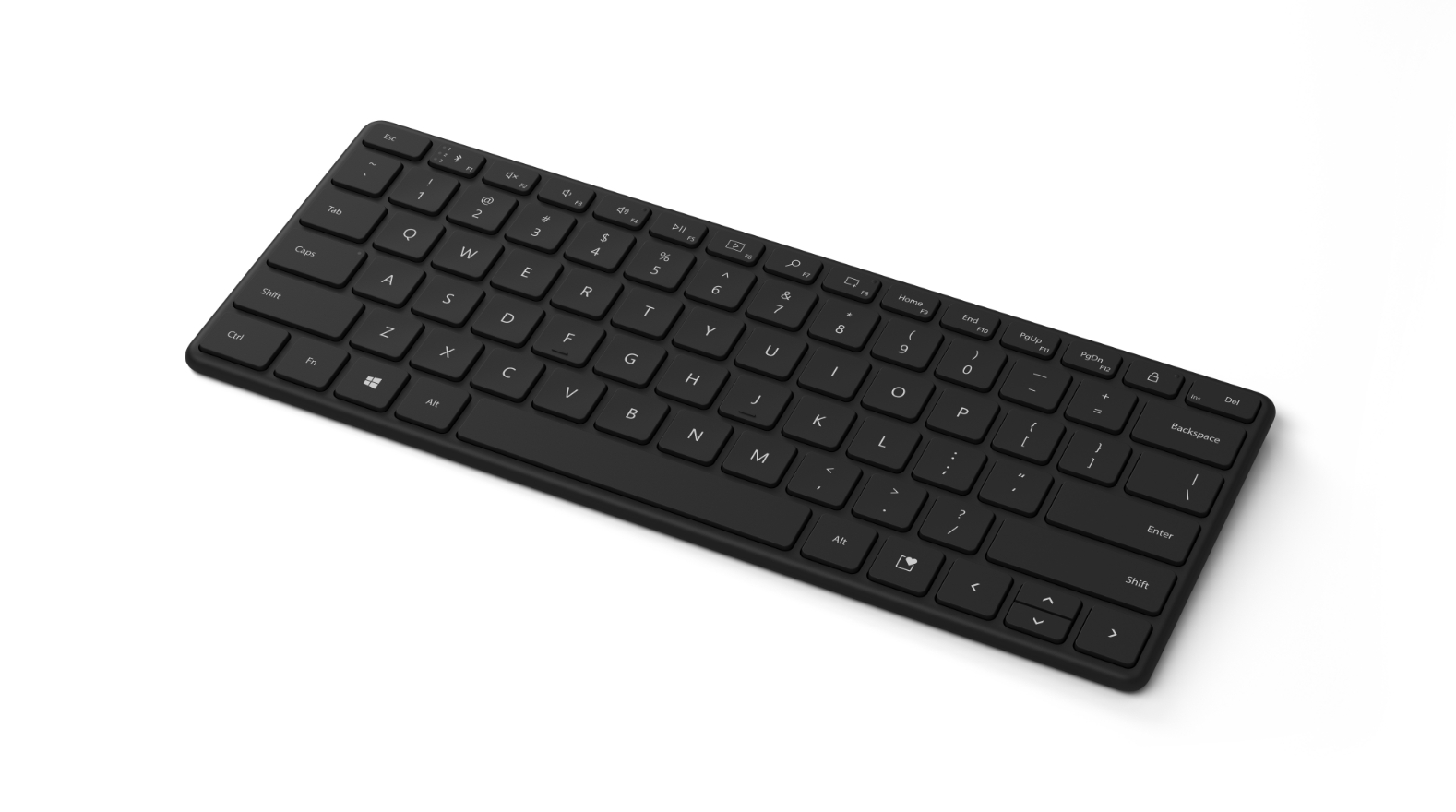 MICROSOFT Designer Compact, Tastatur, Mechanisch, kabellos, Schwarz