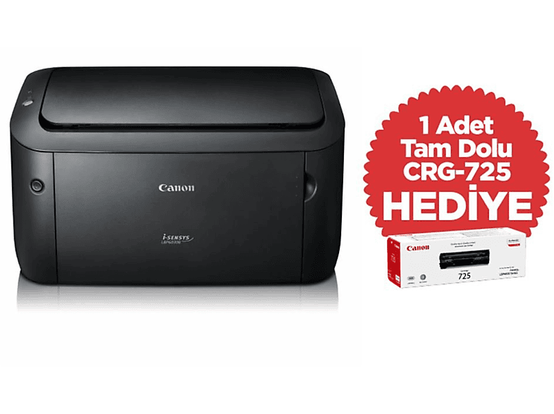 CANON i-Sensys LBP6030B+Toner/ Siyah-Beyaz Mono Lazer Yazıcı Siyah