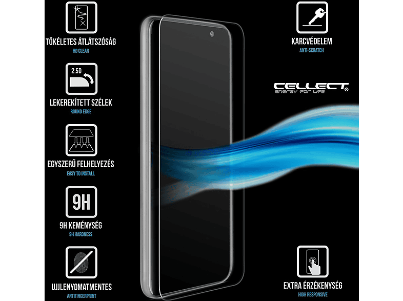 CELLECT Samsung Galaxy Note 20 üvegfólia, 1 db
