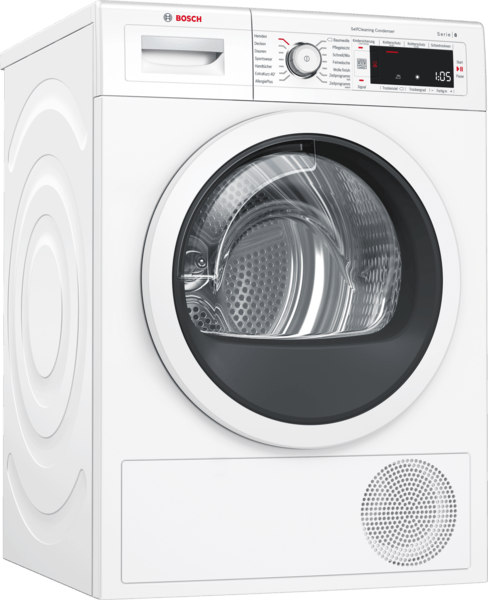 BOSCH WTW87541 Wärmepumpentrockner Serie 8 (9,0 kg, A++, Weiß)