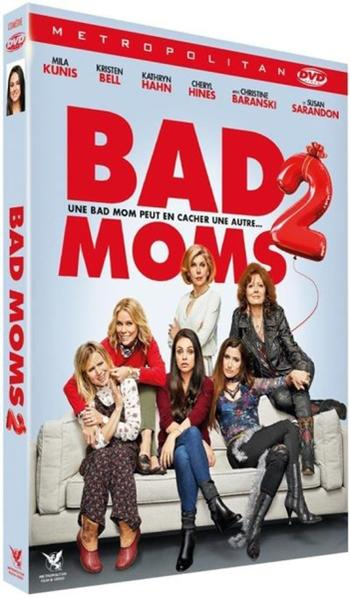 Couverture DVD : Bad Moms 2, avec des actrices.