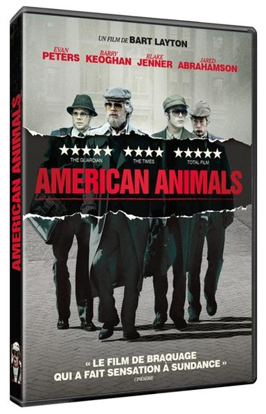 DVD-hoes van de film American Animals met acteurs.