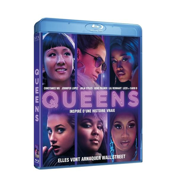 Couverture DVD pour 'Queens'. Présente plusieurs femmes. Le texte dit 'Inspiré d'une histoire vraie'.