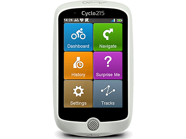 MIO Fiets GPS + Hartslagriem (CYCLO 215HC)