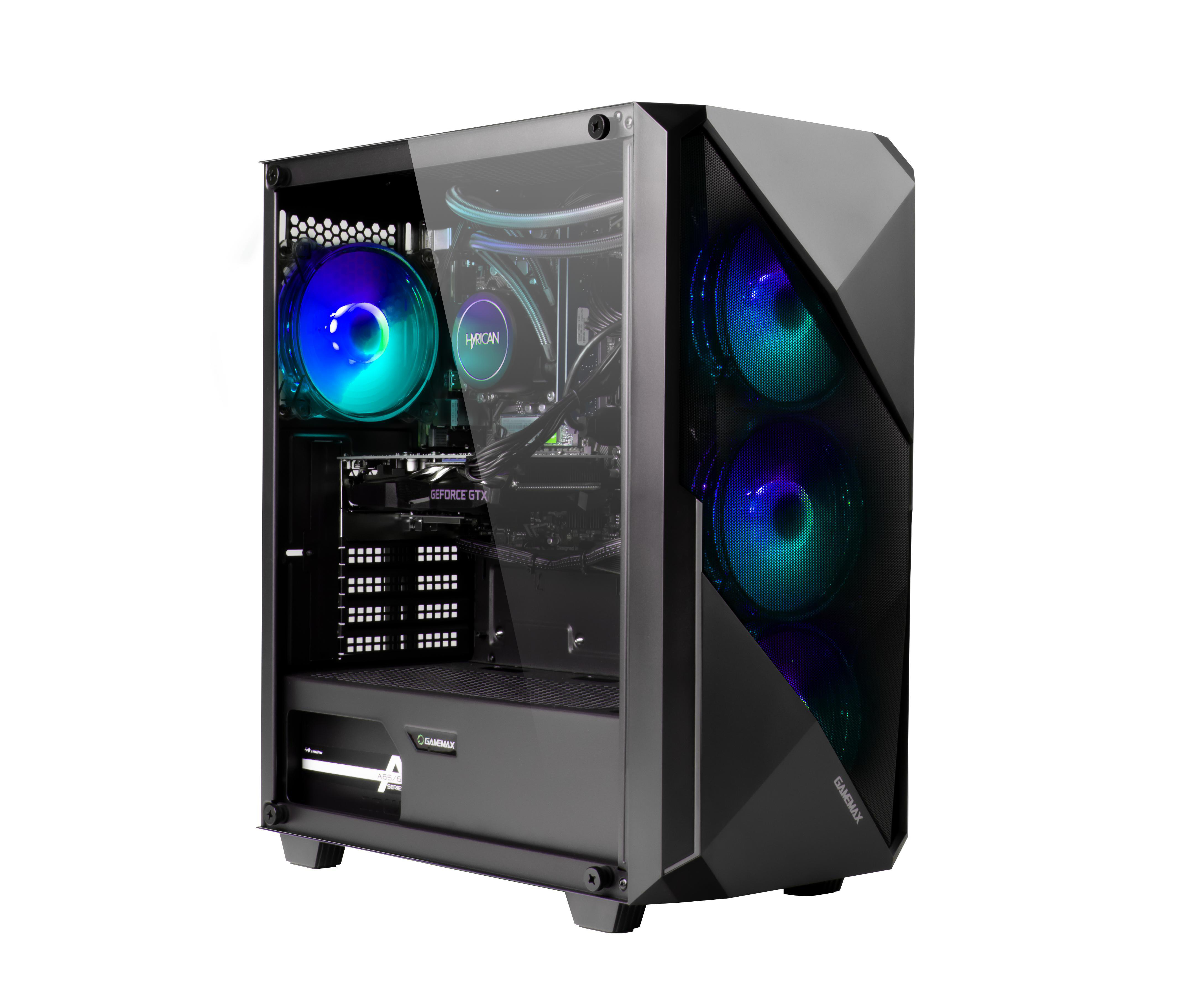 HYRICAN Striker 6630  5600X - 16 GB - 960 GB - NVIDIA GeForce RTX™ 3060 Ti - Windows 10 (64 Bit)