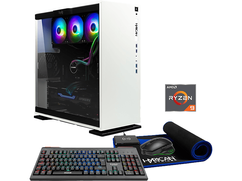 HYRICAN Elegance 6626, 32 Prozessor, TB 1 Gaming GeForce Windows RAM, GB 10, 3070 RTX™ 2 SSD, TB NVIDIA, 5950X SSD, PC