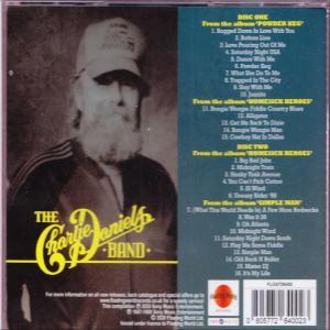 CD-Cover mit The Charlie Daniels Band, ein Mann mit Bart und Baseballkappe.