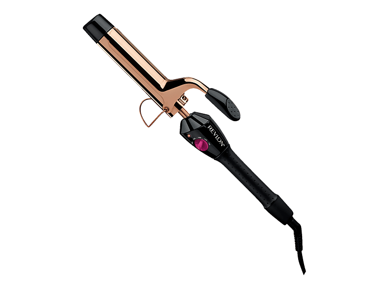 K&K Professioneller Keramik-Lockenstab 32 Mm – Dualspannung, Roségold, Bis 230°C, Mit LCD-Display