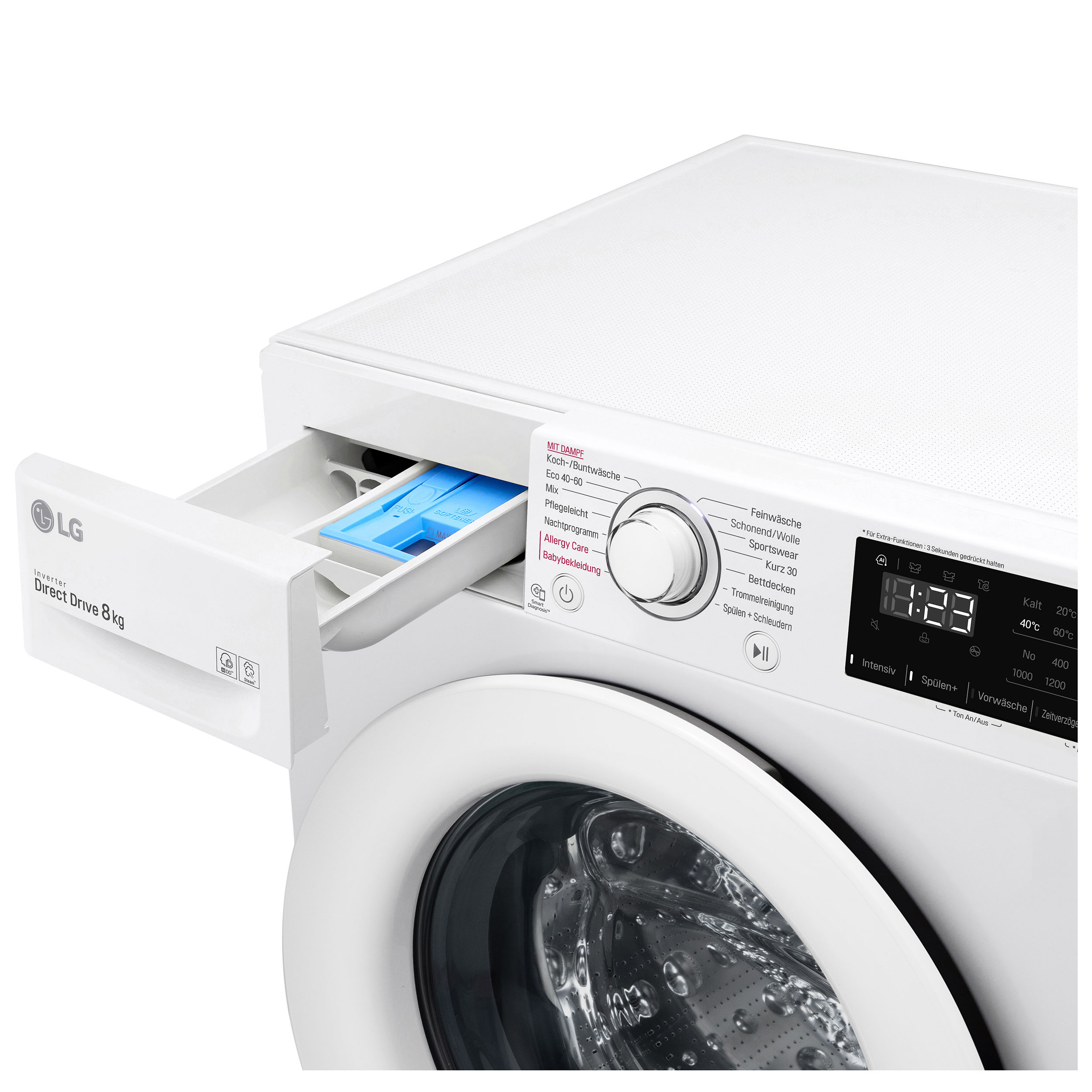 LG F14WM8LN0E Waschmaschine (8 kg, 1360 U/Min., D)
