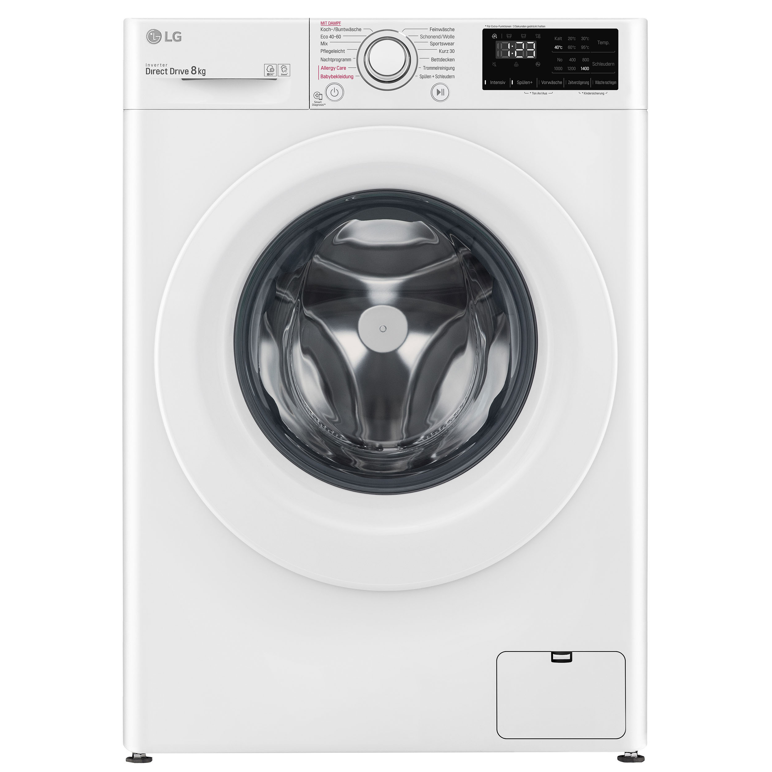 LG F14WM8LN0E Waschmaschine (8 kg, 1360 U/Min., D)