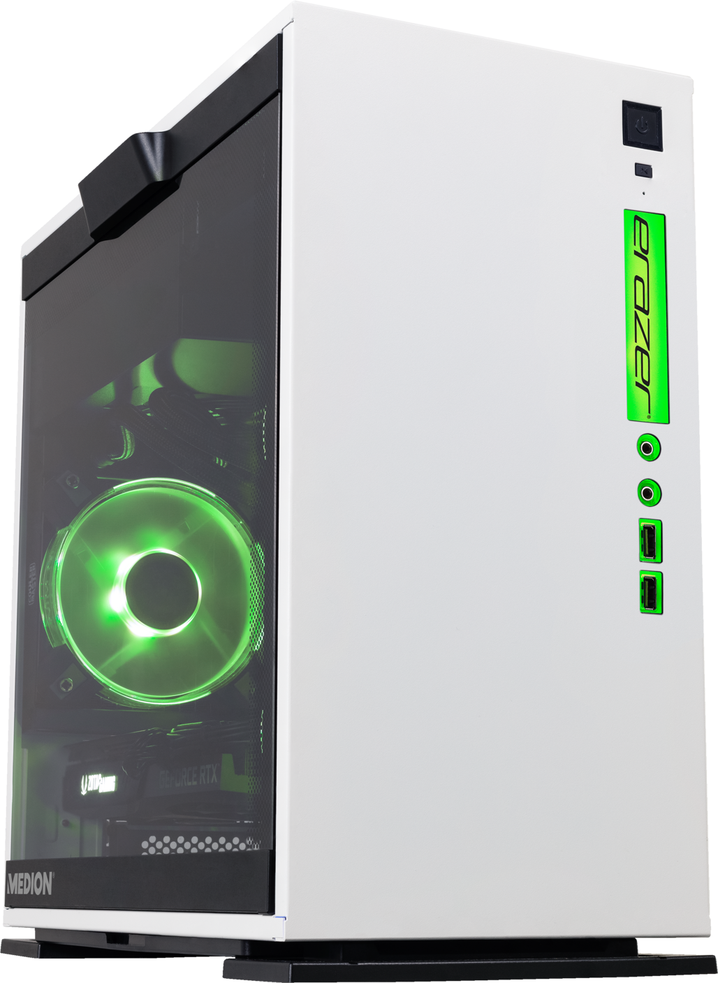 MEDION ERAZER Engineer X10 (MD 34936) - Gaming PC,  , 1 TB SSD, 16 GB RAM,   (8 GB, GDDR6), Weiss