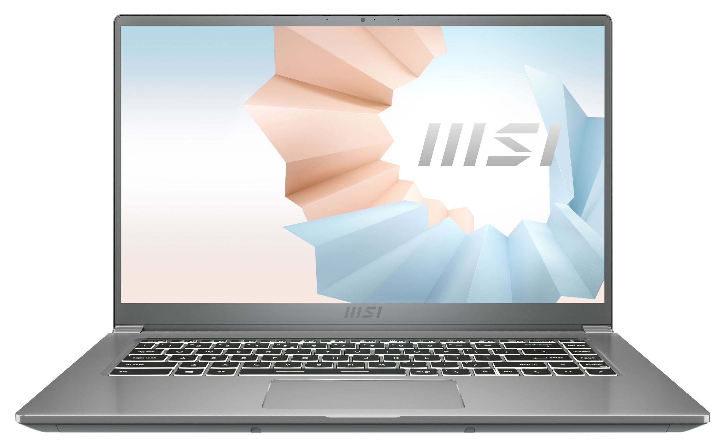 Grafik, 15,6 Notebook Silver A11M-062, Display, Intel® RAM, 15 GB 8 MSI Urban Intel® SSD, mit Xe Iris® Zoll i7 Modern 512 GB Core™ Prozessor,