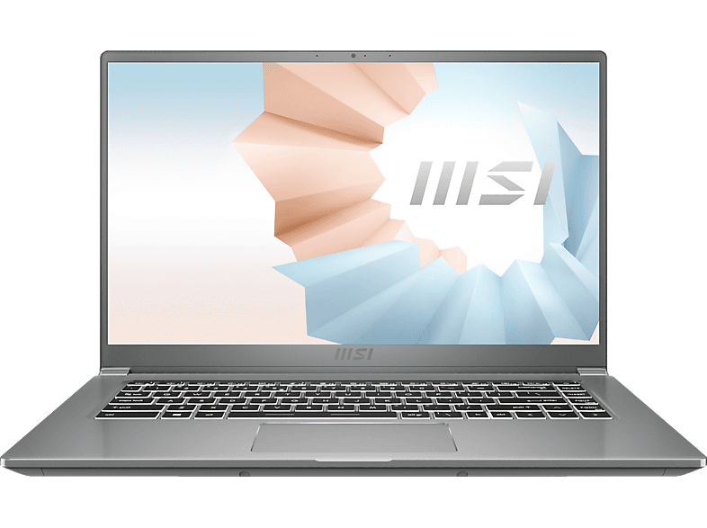 MSI Modern 15 A11M-062, Display, 8 Iris® RAM, mit Grafik, Prozessor, 512 GB Urban Silver Intel® Xe SSD, Core™ GB 15,6 Notebook Intel® Zoll i7