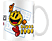 PYRAMID Pac-Man: Since 1980 - Tasse (Blanc)