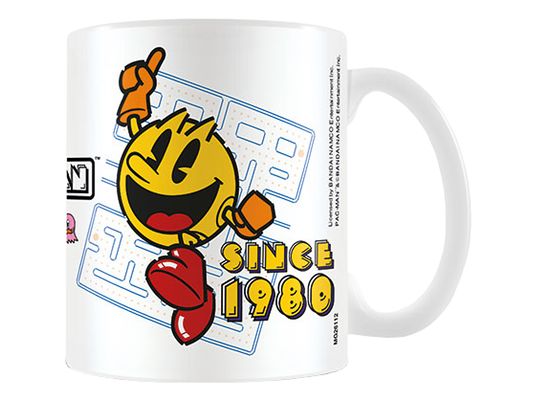 PYRAMID Pac-Man: Since 1980 - Tasse (Weiss)