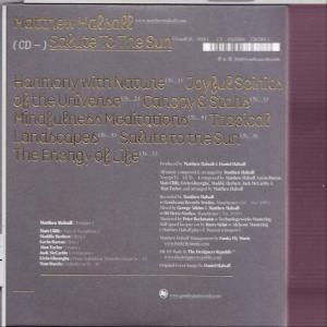Matthew Halsall - Salute To The Sun  - (CD)