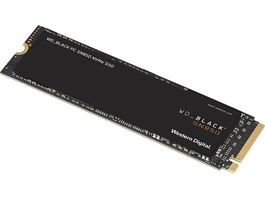 WESTERN DIGITAL WD_BLACK SN850 NVMe (sans dissipateur thermique) - Disque dur (SSD, 500 GB, Noir)