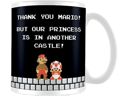 PYRAMID Super Mario: Another Castle - Tasse (Noir/Blanc)