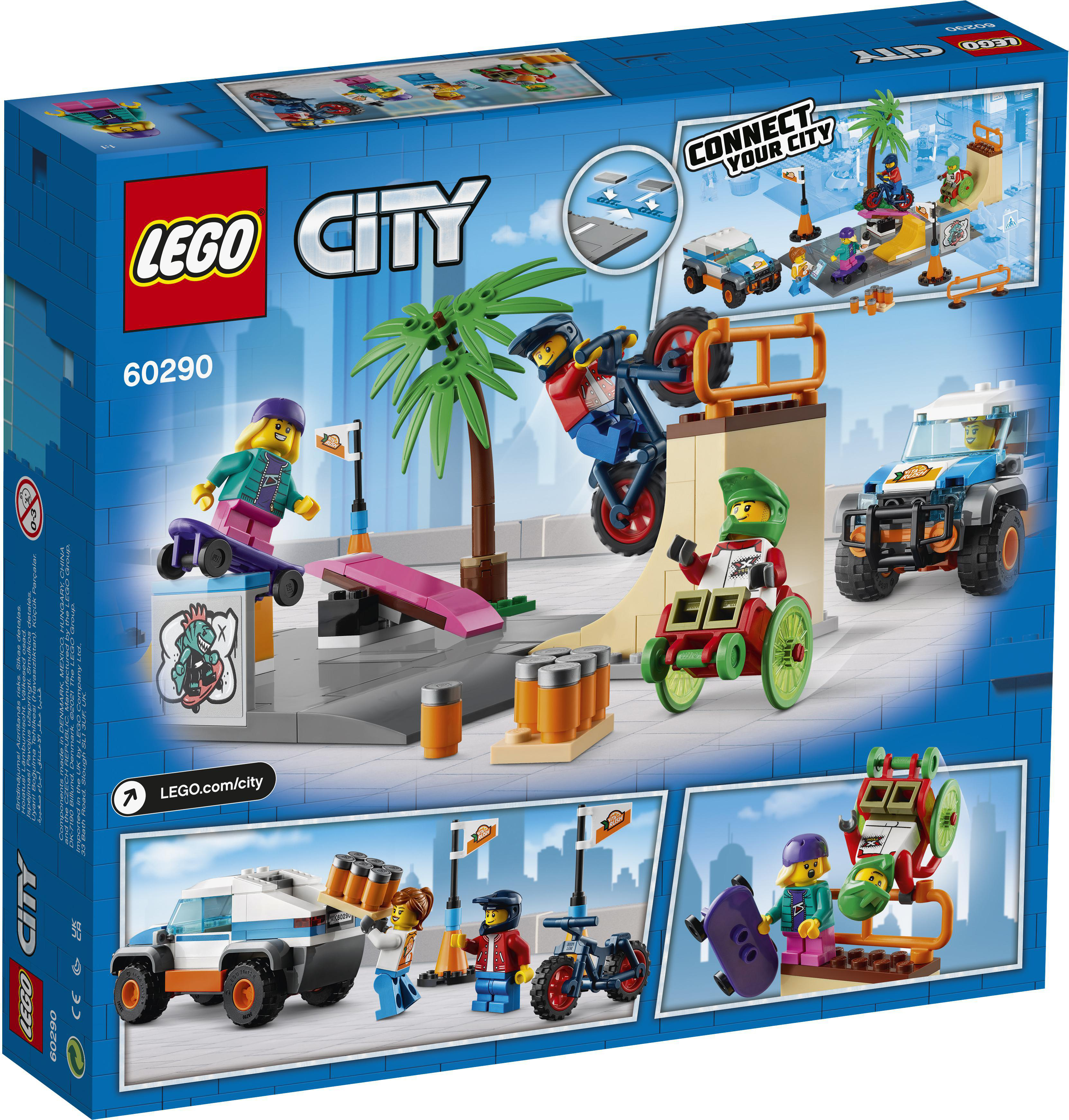 LEGO City 60290 Skate Park Bausatz, Mehrfarbig