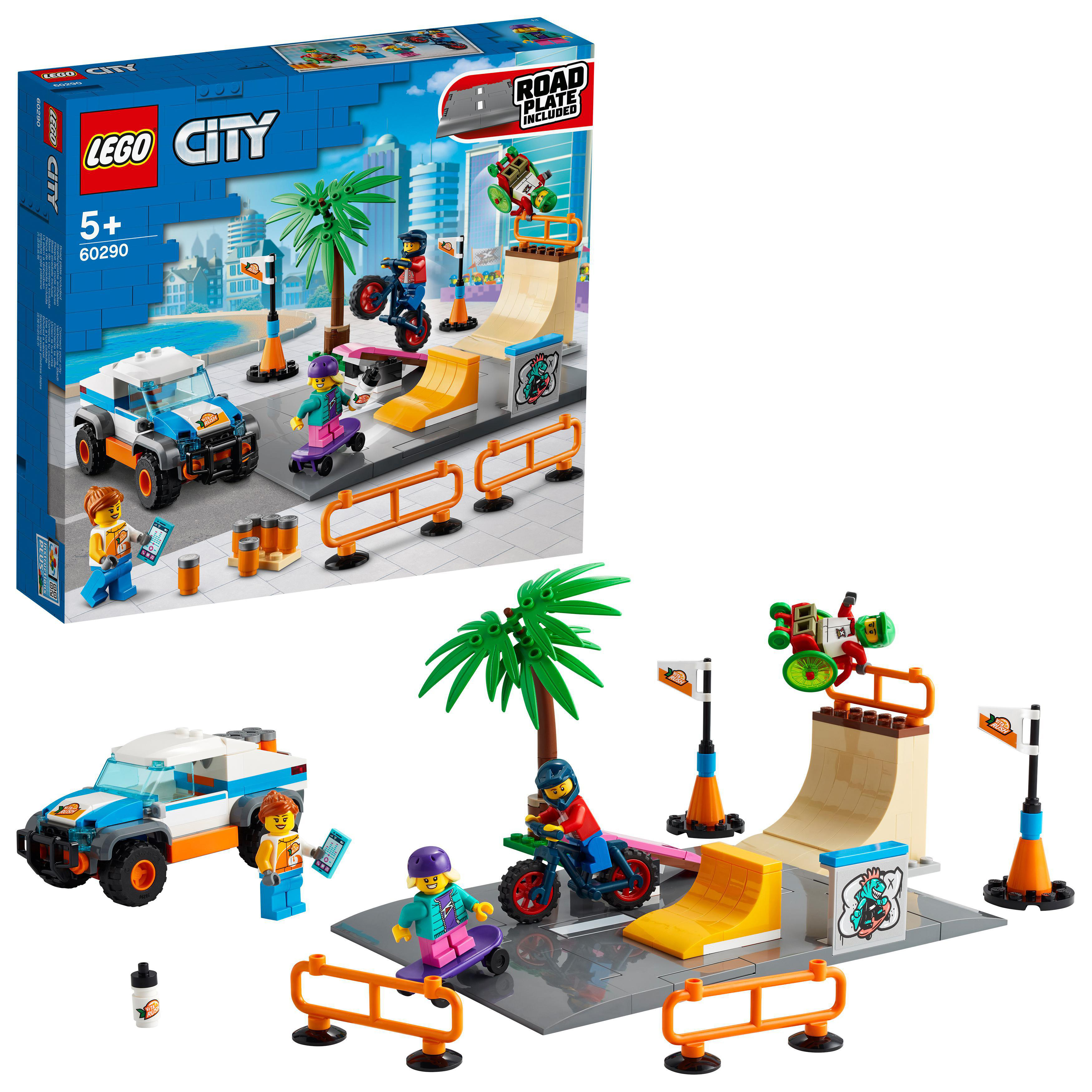 LEGO City 60290 Skate Park Bausatz, Mehrfarbig