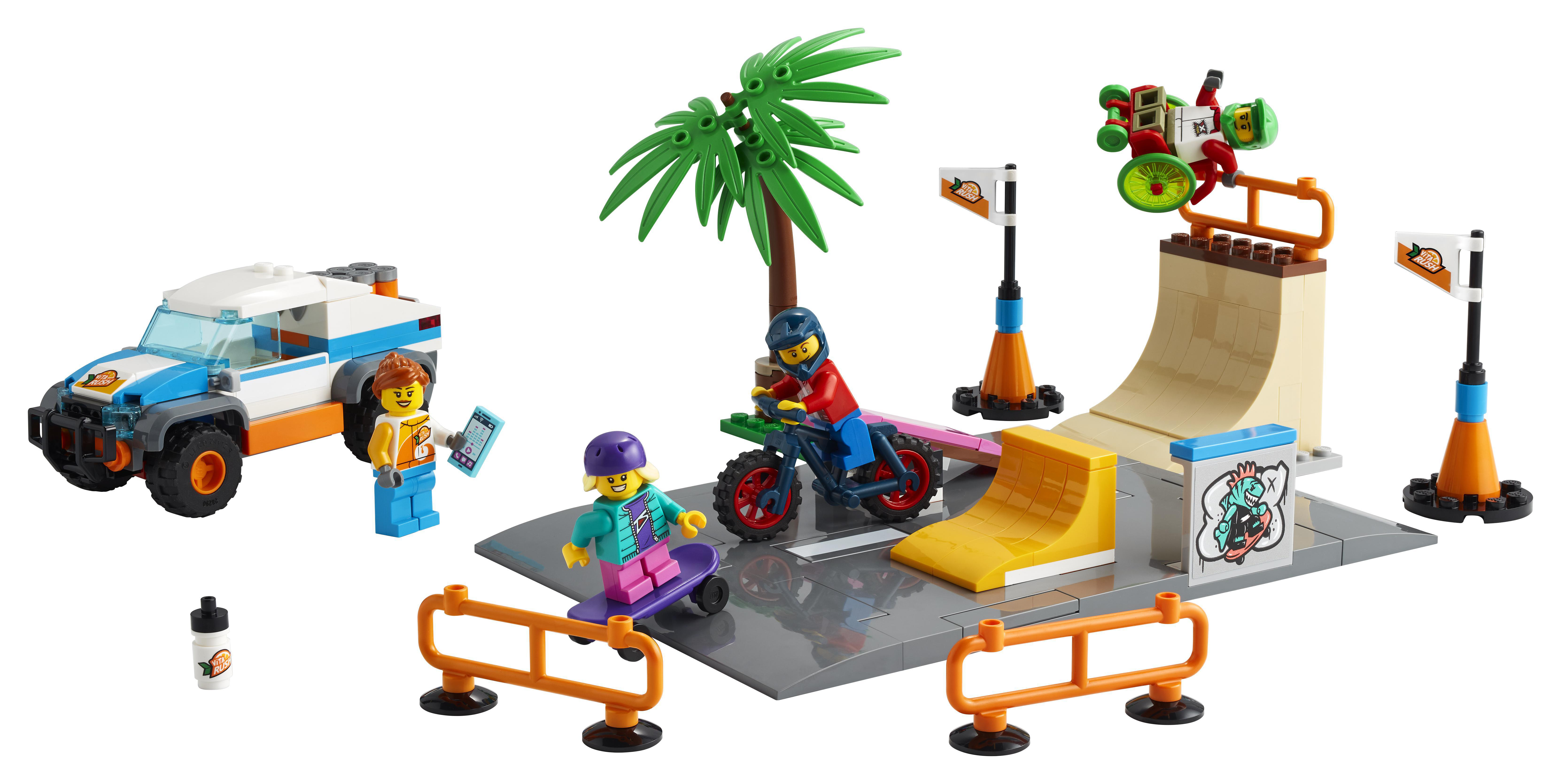 LEGO City 60290 Skate Park Bausatz, Mehrfarbig