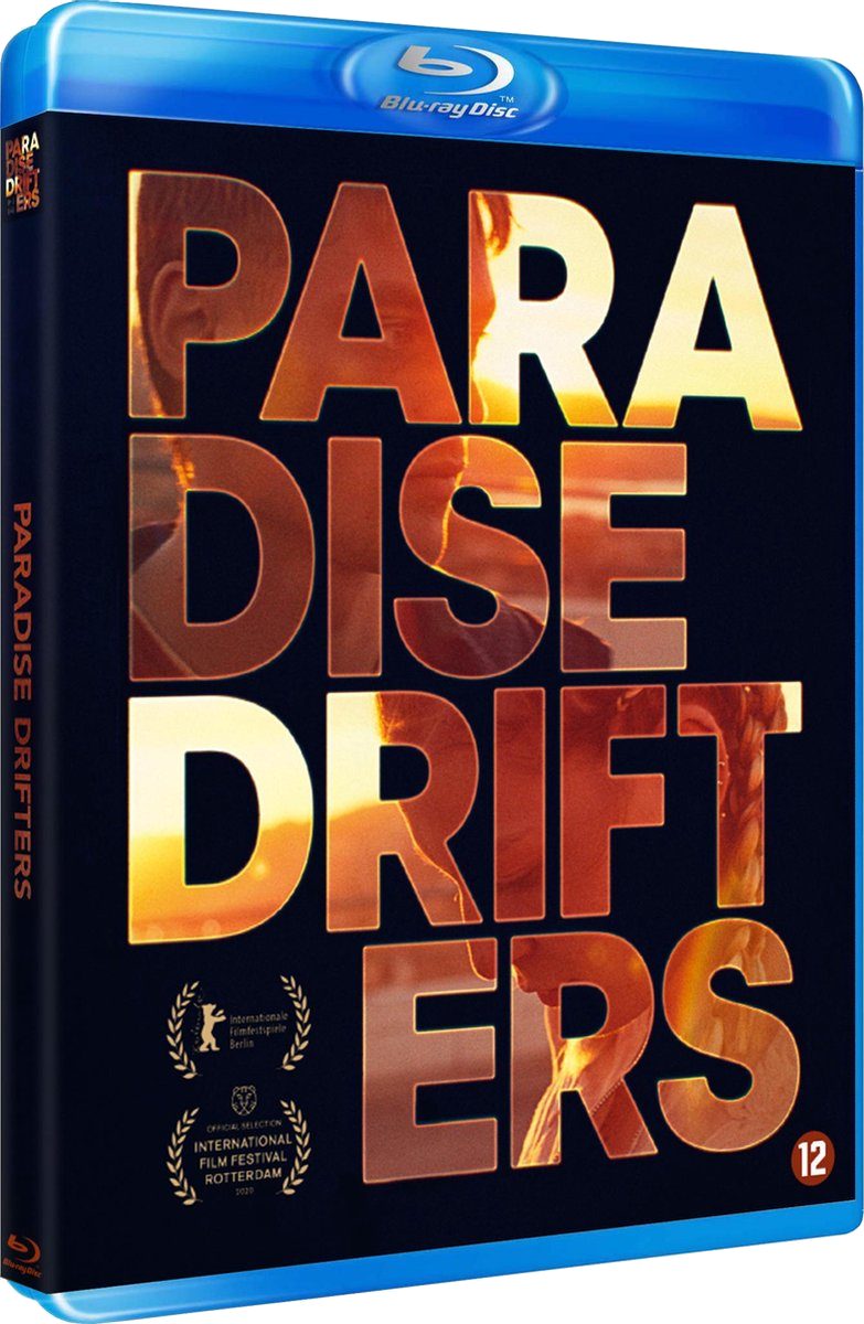 Boîtier Blu-ray avec le film 'Paradise Drifters'.