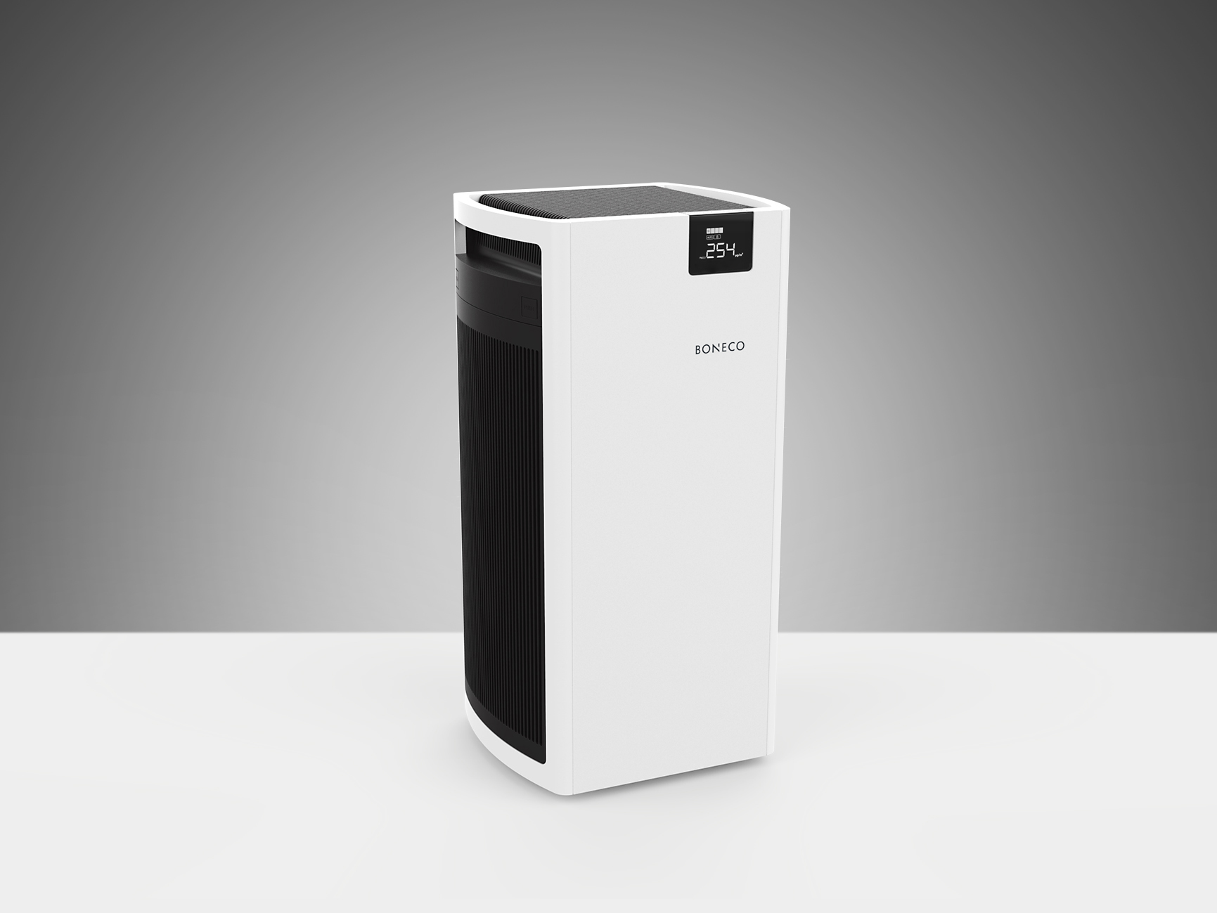 BONECO 44743 P700 Luftreiniger Weiß/Schwarz (67 Watt, Raumgröße: 200 m², Vorfilter, HEPA Filter, Aktivkohlefilter)