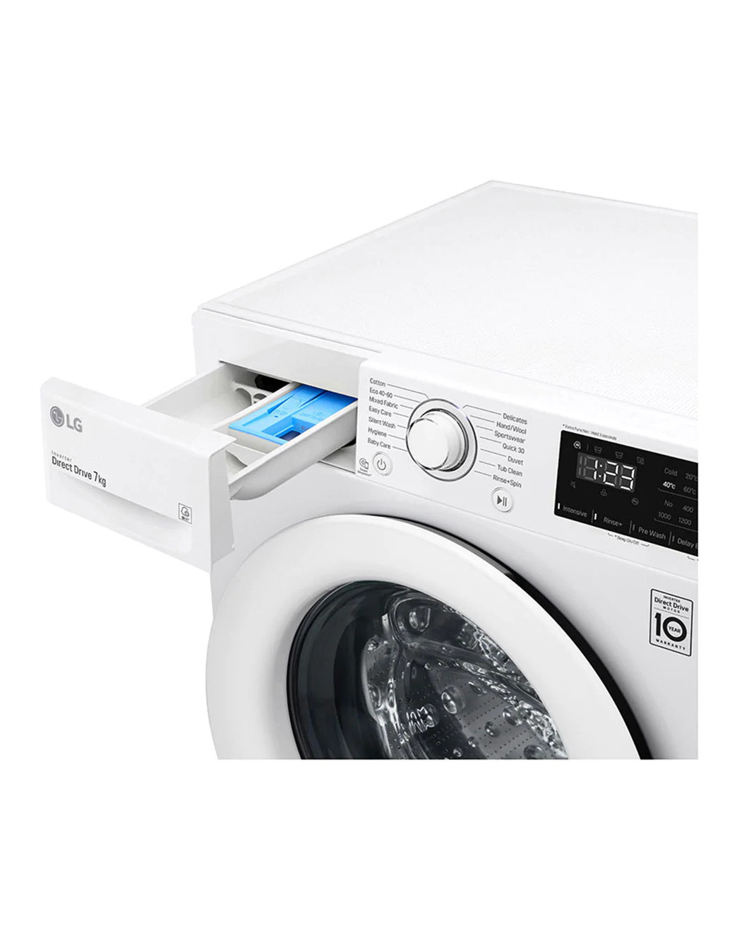 LG F4WN207N3E elöltöltős mosógép