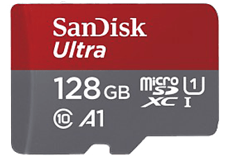 SANDISK Micro SD ultra kártya 128GB 120MB/s A1 class 10 UHS-I (186502)