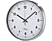 HAMA AG-340 - Horloge murale (Argent/Blanc)