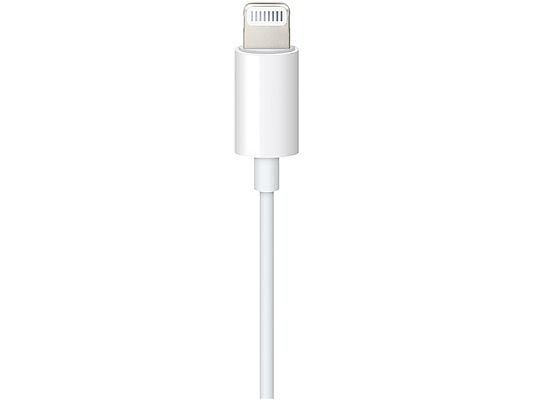 APPLE MXK22ZM/A - Lightning auf 3.5 mm Audiokabel (Weiss)