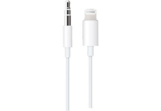 APPLE MXK22ZM/A - Câble audio Lightning vers mini-jack 3.5 mm (Blanc)