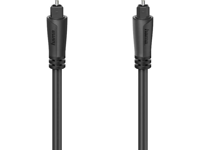 HAMA 00205135 CABLE OPT M/M 3M - Audio-Lichtleiter-Kabel (Schwarz)