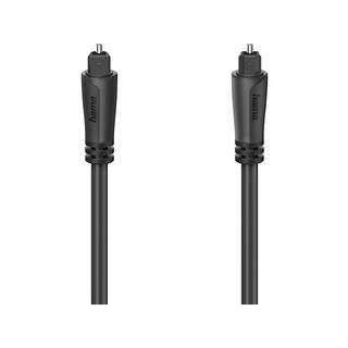 HAMA 00205135 CABLE OPT M/M 3M - Câble de Fibre Optique Audio (Noir)